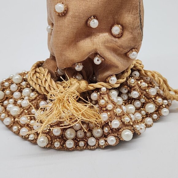 Mark Roberts Ornament Beaded & Metal Tinsel Wizard Hat Christmas Decor - Picture 3 of 8